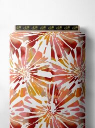 Petal flower style with red,orange colors