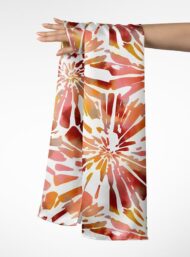 Petal flower style with red,orange colors - Image 3