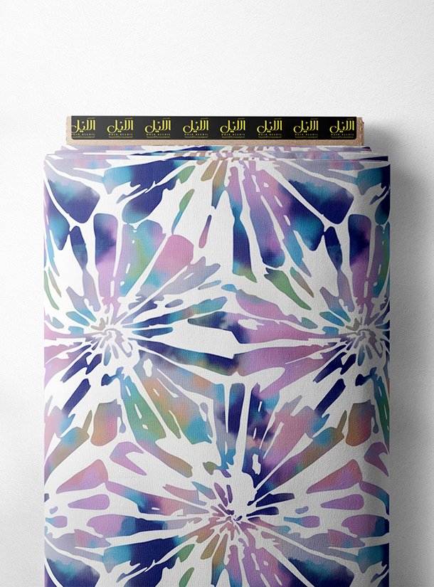 LAI02-0718_1-1.jpg Bloom flower style with purple,blue colors - Image 1