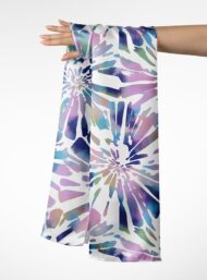 Bloom flower style with purple,blue colors - Image 3