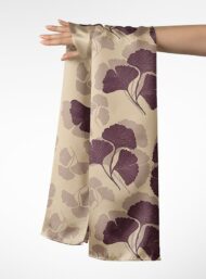 Leaf flower style with purple, brown colors - Image 3