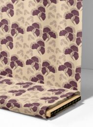 Leaf flower style with purple, brown colors - Image 4