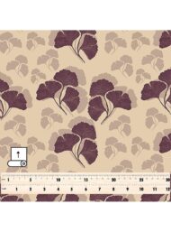 Leaf flower style with purple, brown colors - Image 5