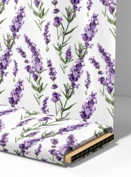 Bloom flower style with purple,green colors - Image 4