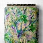 Tree nature style with green,yellow colors