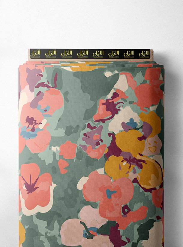 LAI02-0727_1-1.jpg Bloom flower style with pink,yellow colors - Image 1