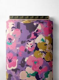 Bloom flower style with pink,purple colors