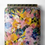 Petal flower style with pink,yellow colors