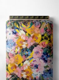 Petal flower style with pink,yellow colors