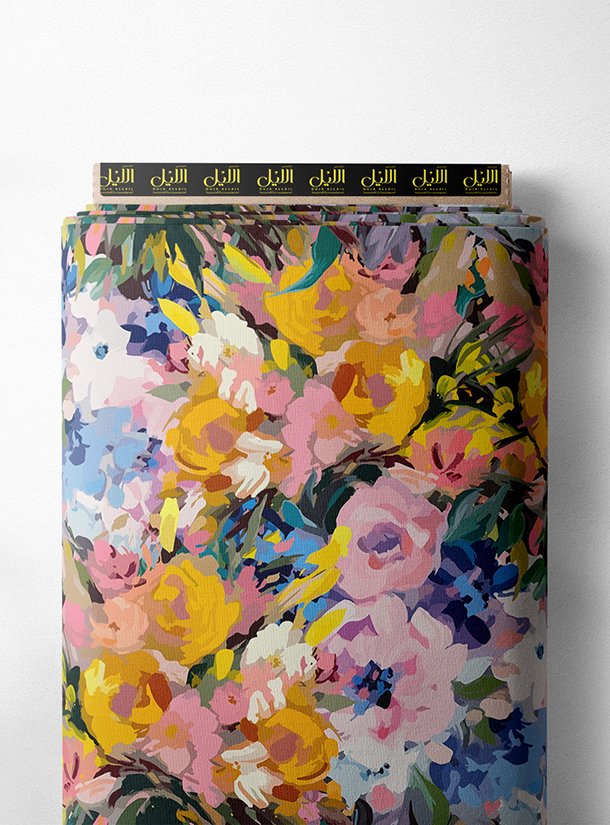 LAI02-0729_1-1.jpg Petal flower style with pink,yellow colors - Image 1