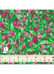 Leaf flower style with green,pink colors - Image 5