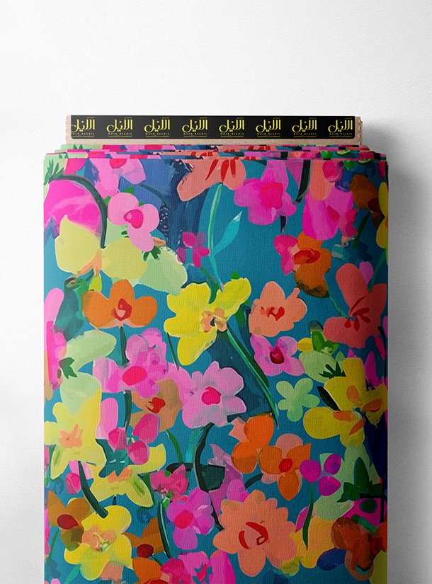 LAI02-0732_1-1.jpg Petal flower style with pink,yellow colors - Image 1