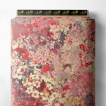 Bloom flower style with pink,red colors