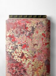 Bloom flower style with pink,red colors