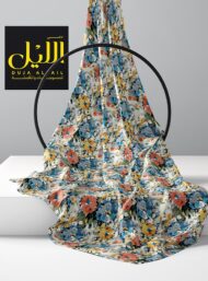 Bloom flower style with blue,yellow colors - Image 2