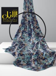 Bloom flower style with blue,white colors - Image 2