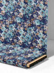 Bloom flower style with blue,white colors - Image 4