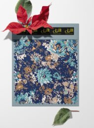 Bloom flower style with blue,white colors - Image 6