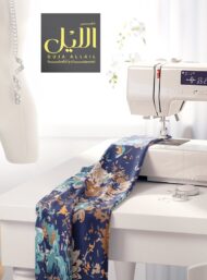 Bloom flower style with blue,white colors - Image 7