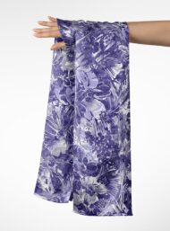 Bloom flower style with purple,white colors - Image 3