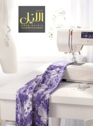 Bloom flower style with purple,white colors - Image 7