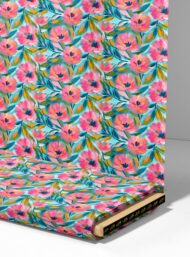 Petal flower style with pink,green colors - Image 4