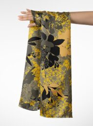 Petal flower style with black,yellow colors - Image 3