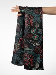 Leaf flower style with black,red colors - Image 3