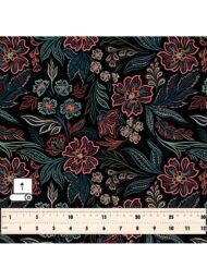 Leaf flower style with black,red colors - Image 5