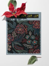Leaf flower style with black,red colors - Image 6