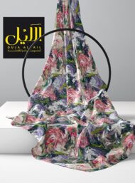 Petal flower style with pink,green colors - Image 2