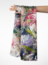 Petal flower style with pink,green colors - Image 3