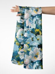 Petal flower style with blue,green colors - Image 3