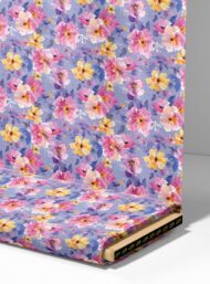 Bloom flower style with purple,pink colors - Image 4