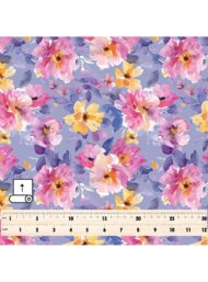 Bloom flower style with purple,pink colors - Image 5