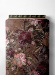 Petal flower style with pink,brown colors