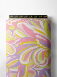 Petal flower style with pink,yellow colors