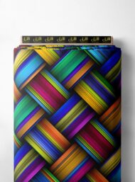 Color mixed style with blue,green colors