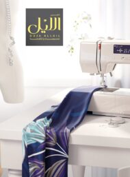 Bloom flower style with blue,white colors - Image 7