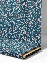 Leaf flower style with pink,grey colors - Image 4