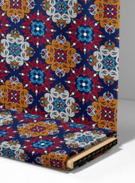 Floral mixed style with red,blue colors - Image 4