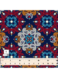 Floral mixed style with red,blue colors - Image 5