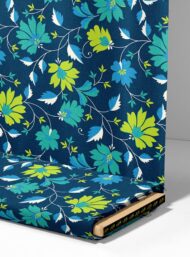 Leaf flower style with blue,green colors - Image 4