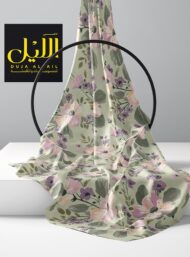 Petal flower style with green,pink colors - Image 2