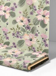 Petal flower style with green,pink colors - Image 4