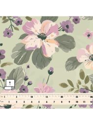 Petal flower style with green,pink colors - Image 5