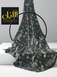 Leaf flower style with green,blue colors - Image 2