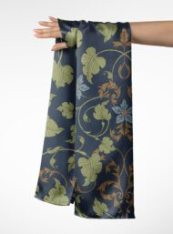 Leaf flower style with green,blue colors - Image 3