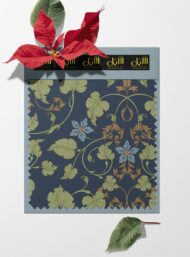 Leaf flower style with green,blue colors - Image 6