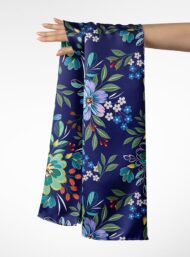 Leaf flower style with blue,green colors - Image 3